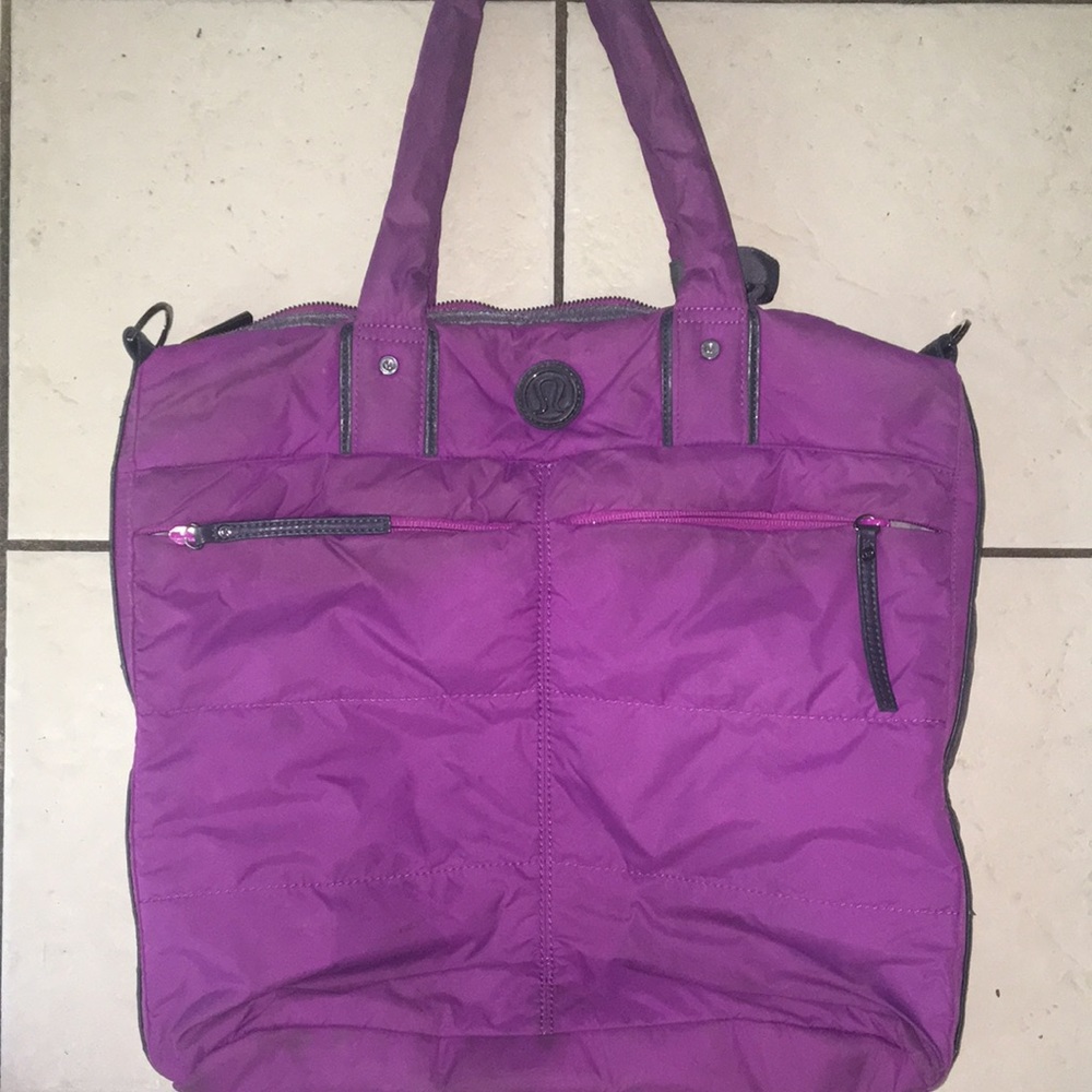 Purple Lululemon Travel/Yoga Bag